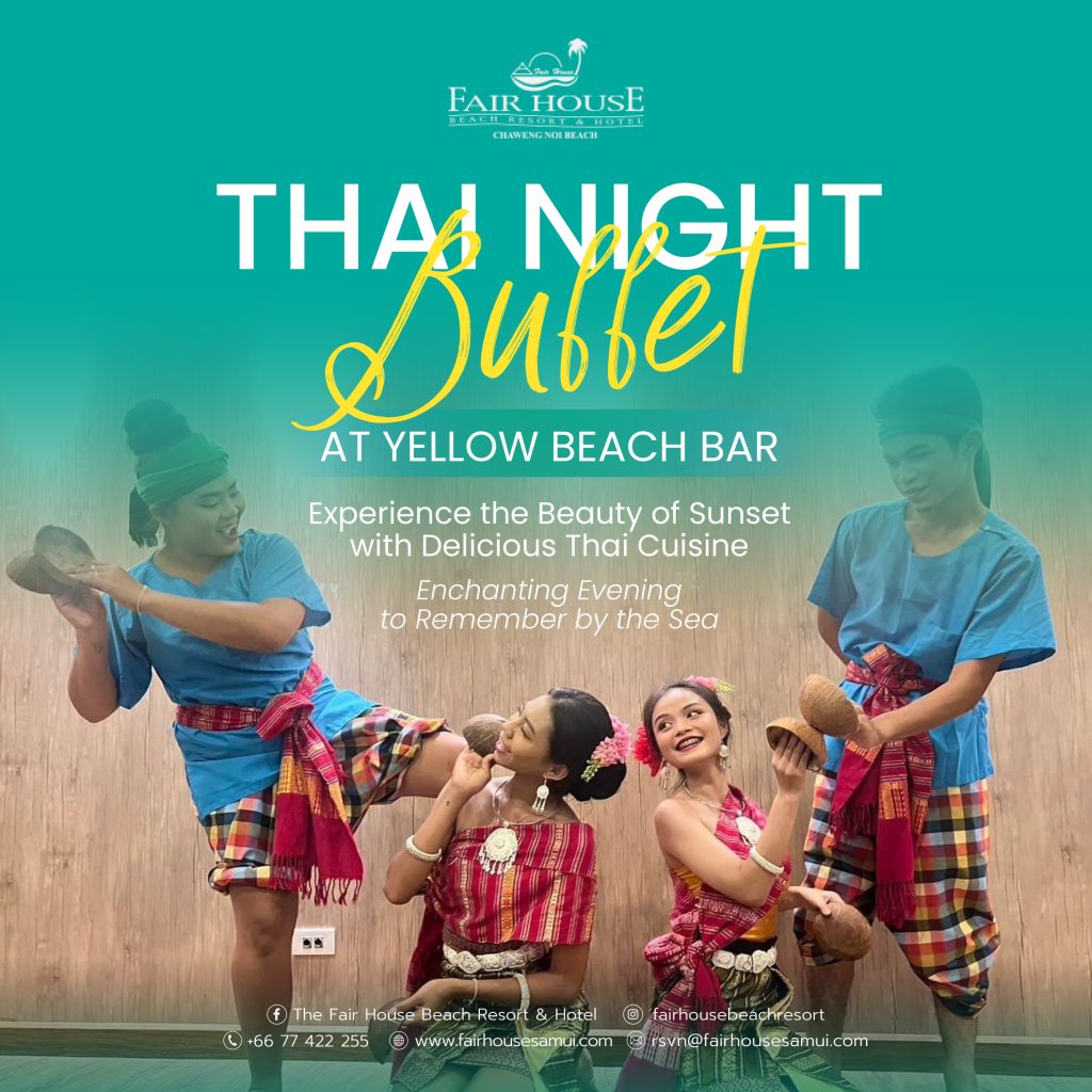 THAI NIGHT BUFFET at YELLOW BEACH BAR & RESTAURANT